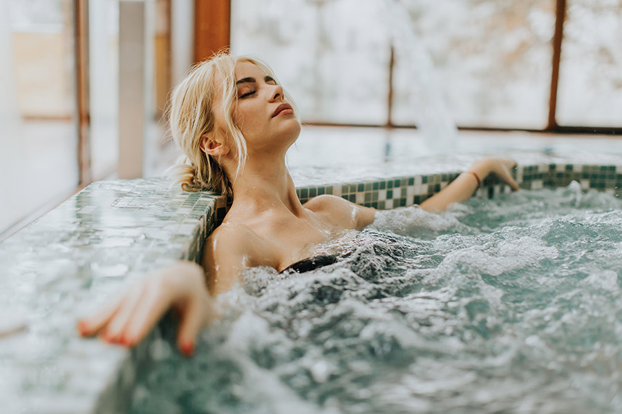 Entspannung beim Wellness